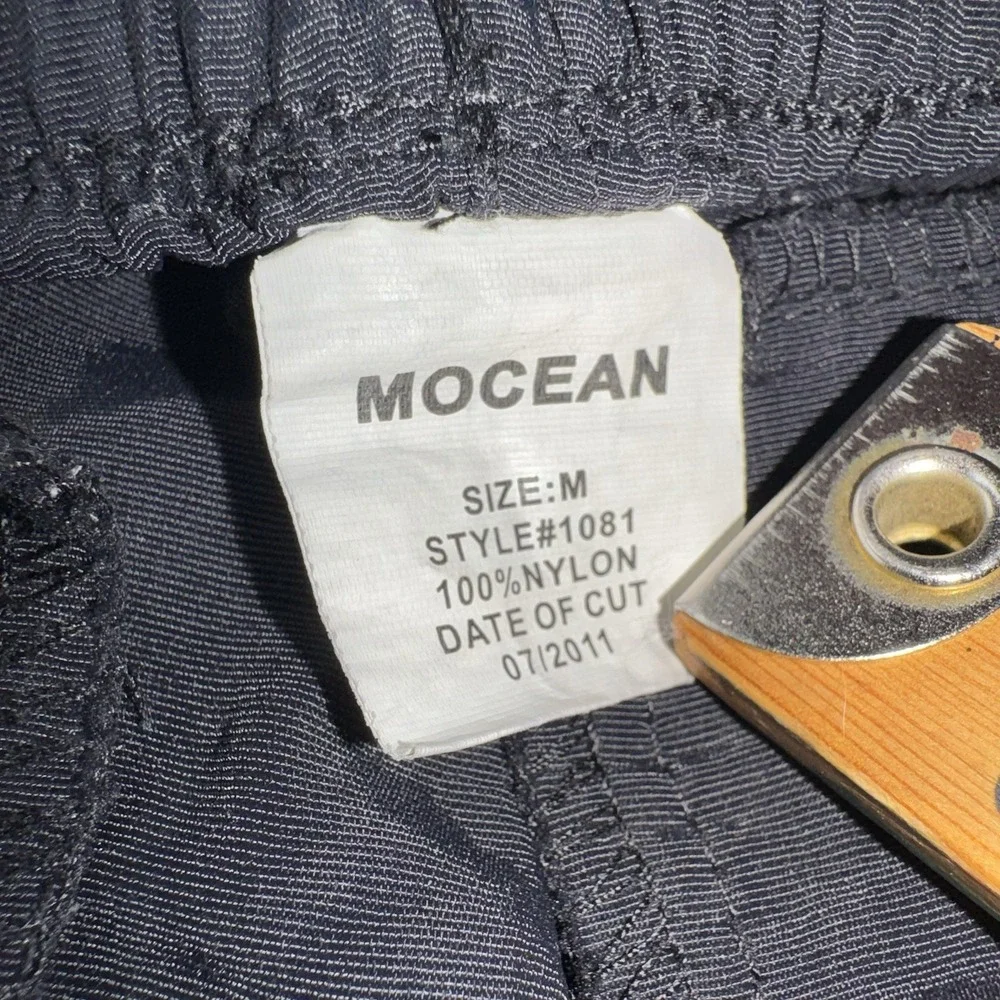 MOCEAN TECH NYLON PATROL SHORTS 1080 BLACK  MEDIUM REG